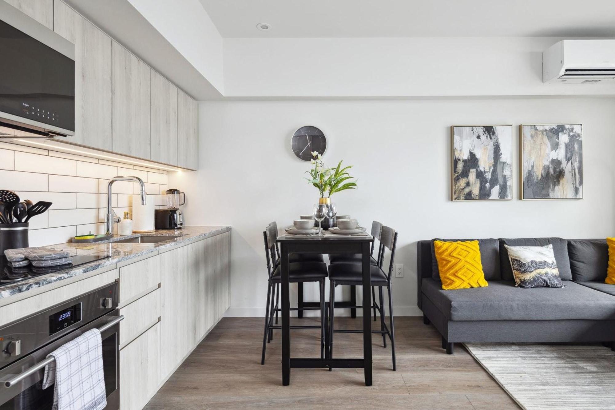Brand New City Apt In Downtown Ванкувер Экстерьер фото